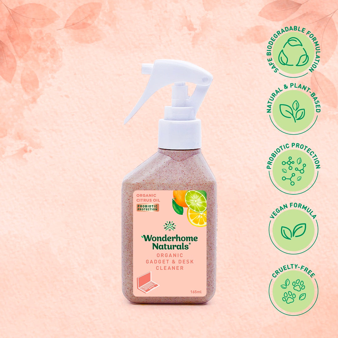 Wonderhome Natural Organic Desk and Gadget Cleaner (165ml)