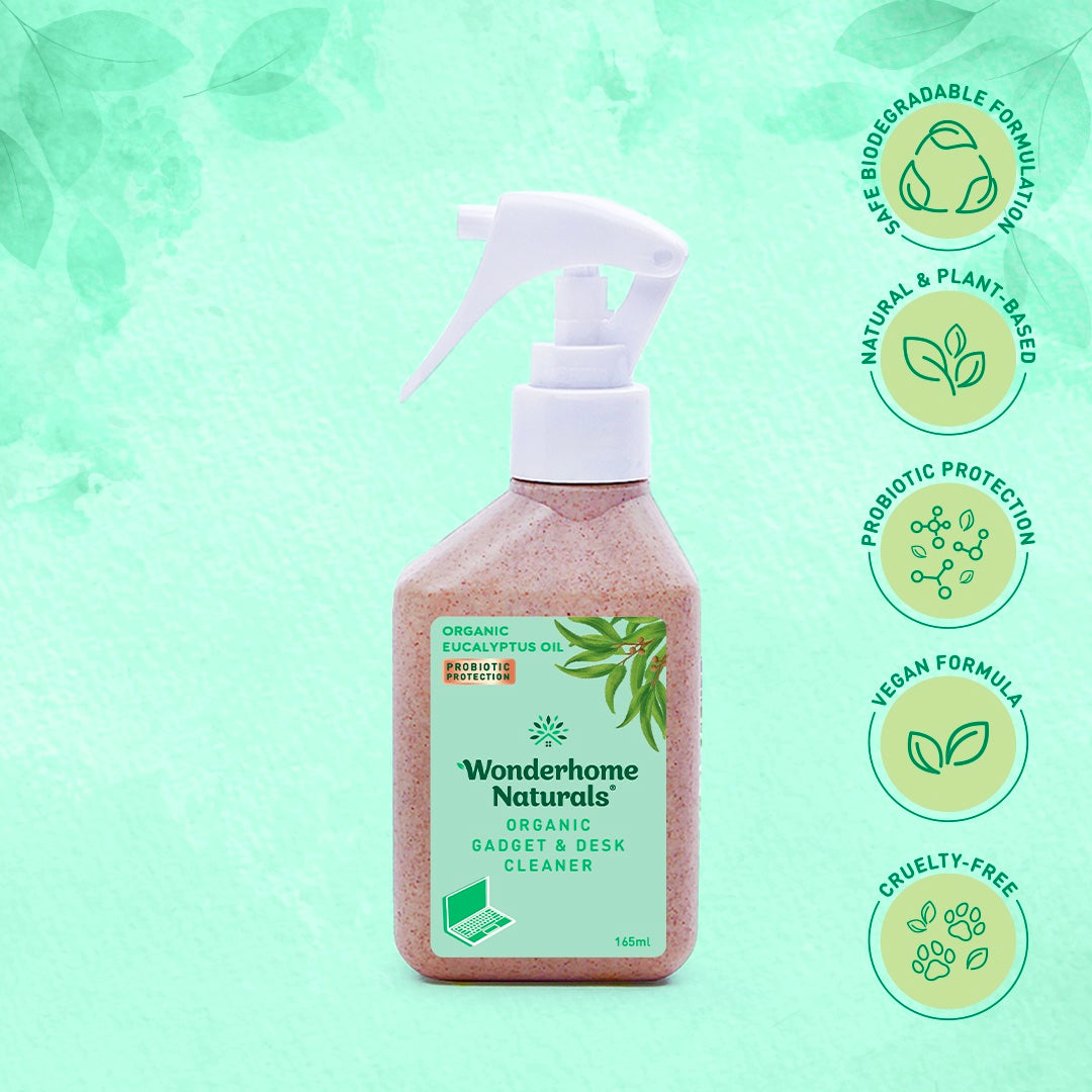 Wonderhome Natural Organic Desk and Gadget Cleaner (165ml)
