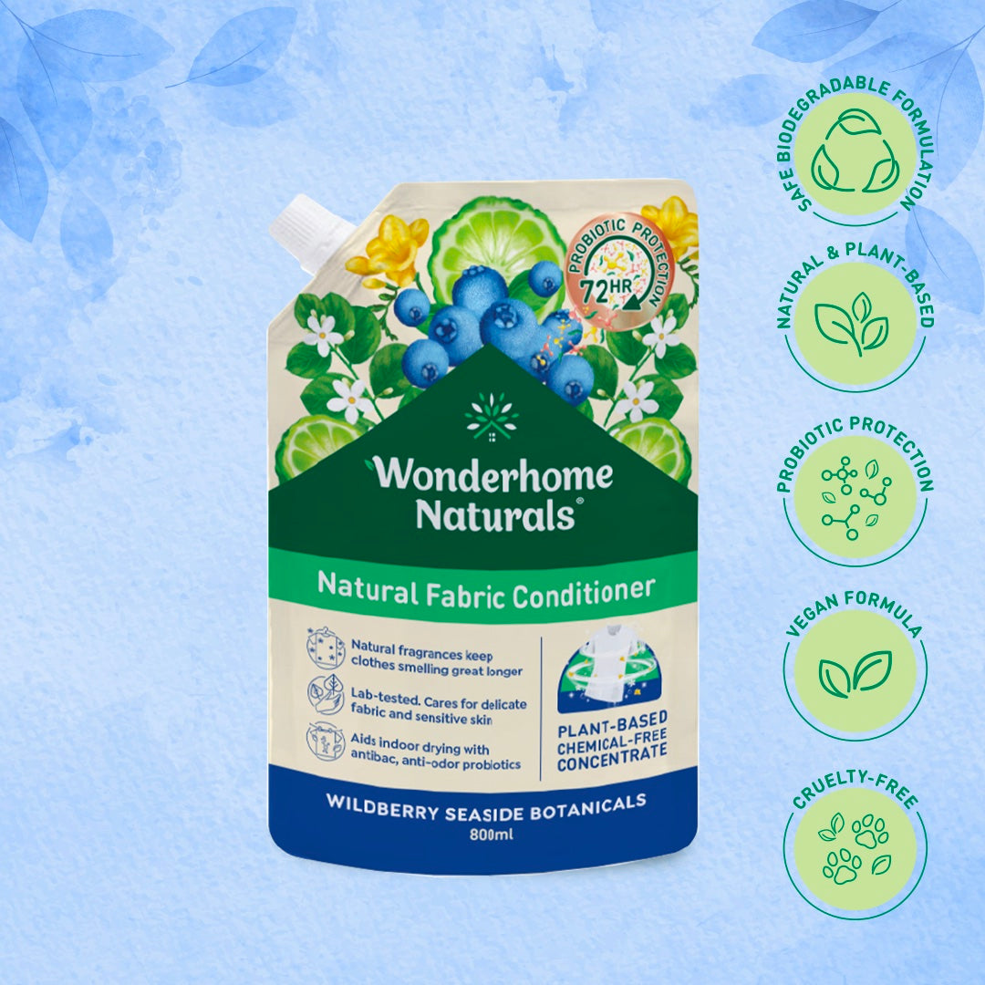 Wonderhome Natural Fabric Conditioner (800ml Ecopouch)
