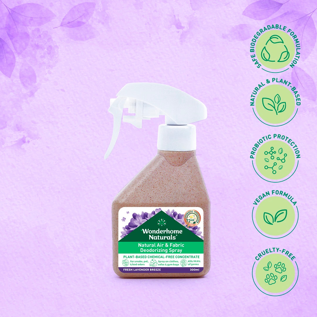 Wonderhome Natural Air and Fabric Deodorizing Spray (300ml)