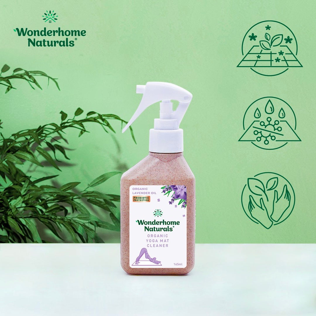 Wonderhome Natural Organic Yoga Mat Cleaner (165ml)