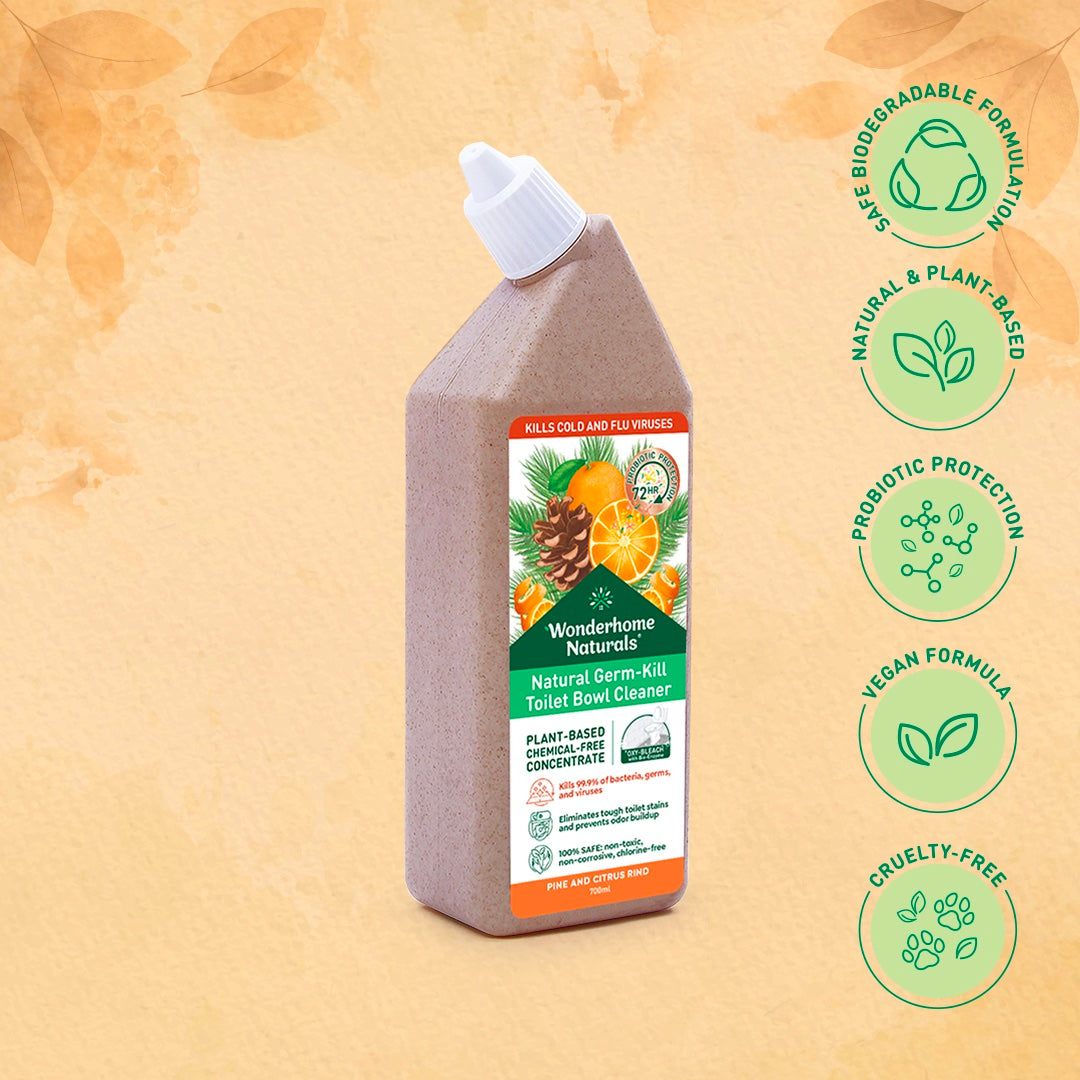 Wonderhome Natural Germ-Kill Toilet Bowl Cleaner
