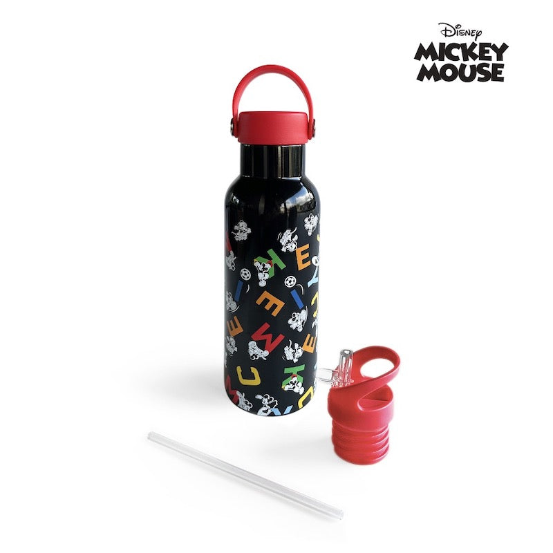 Zippies Lab Insulated Water Bottle 483ml (2 types of cap included) - Mickey Sports