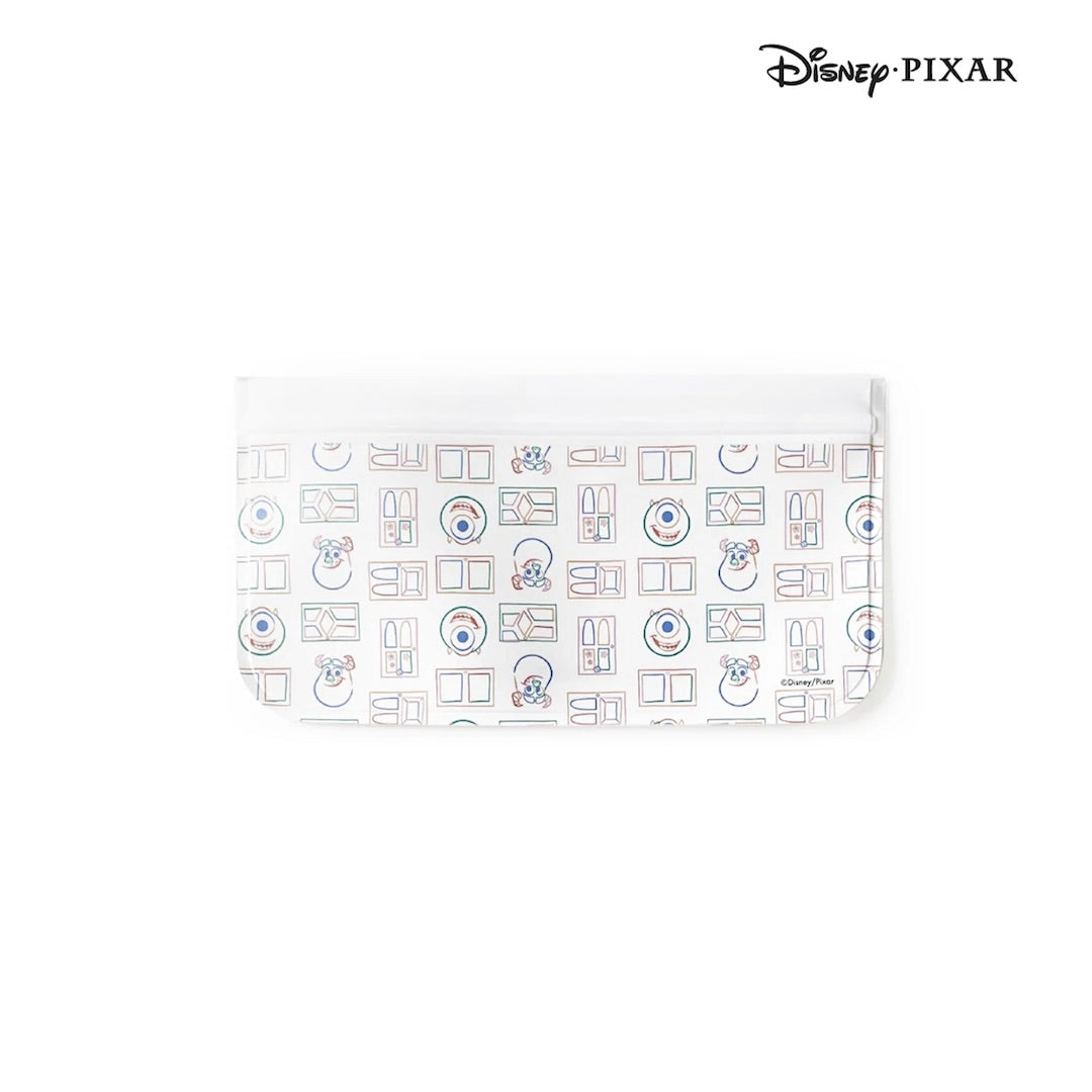 Zippies Disney Pixar Monsters Inc. 4-Piece Reusable Lay-Flat Storage Bags Set