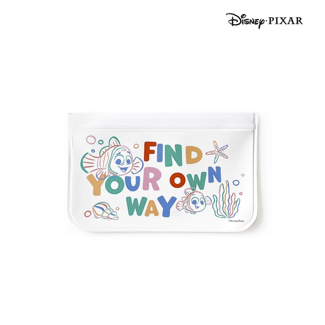 Zippies Disney Pixar Finding Nemo 4-Piece Reusable Lay-Flat Storage Bags Set
