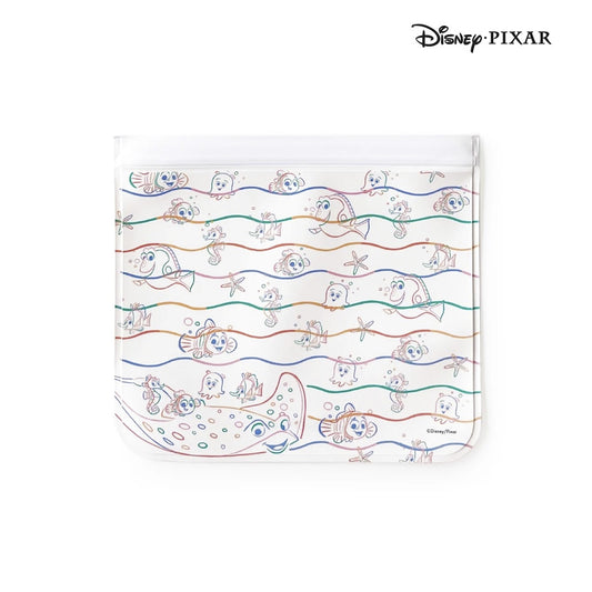 Zippies Disney Pixar Finding Nemo 4-Piece Reusable Lay-Flat Storage Bags Set