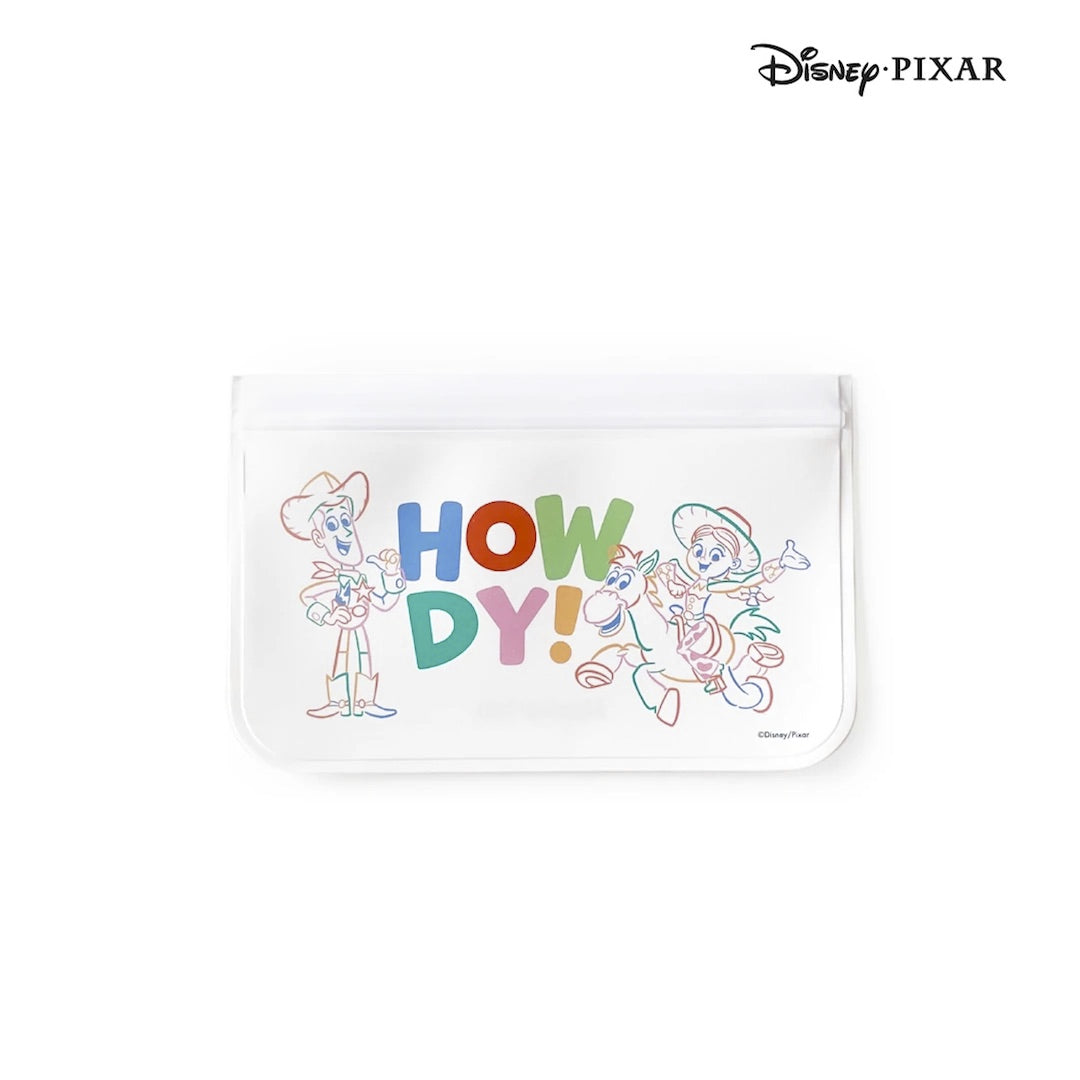 Zippies Disney Pixar Toy Story 4-Piece Reusable Lay-Flat Storage Bags Set