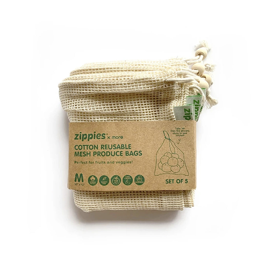 Zippies Cotton Mesh Produce Bags