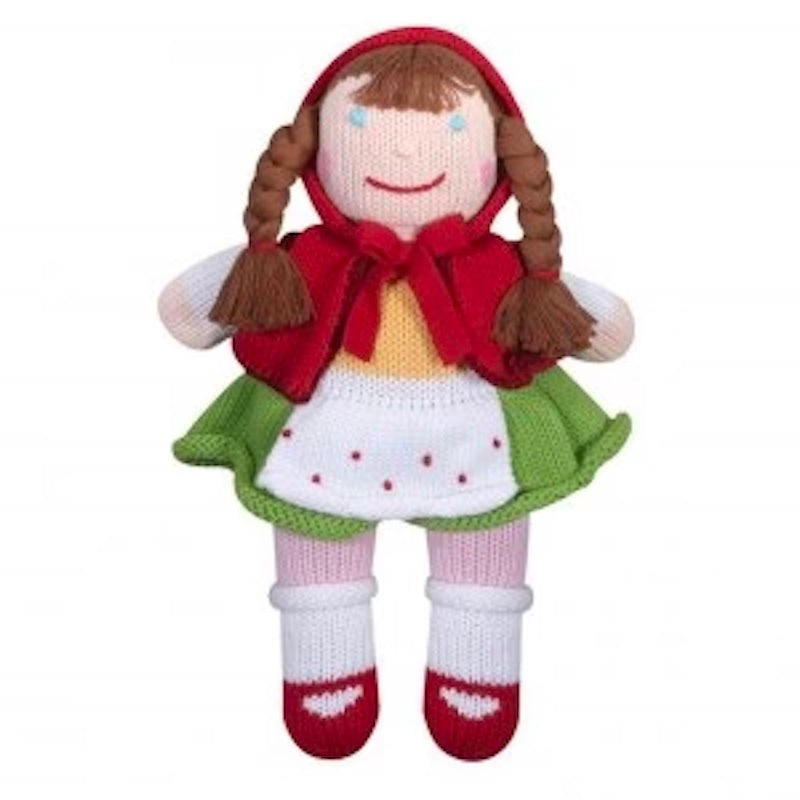 Zubels Hand Knit Dolls Ruby with a Little Red Hood