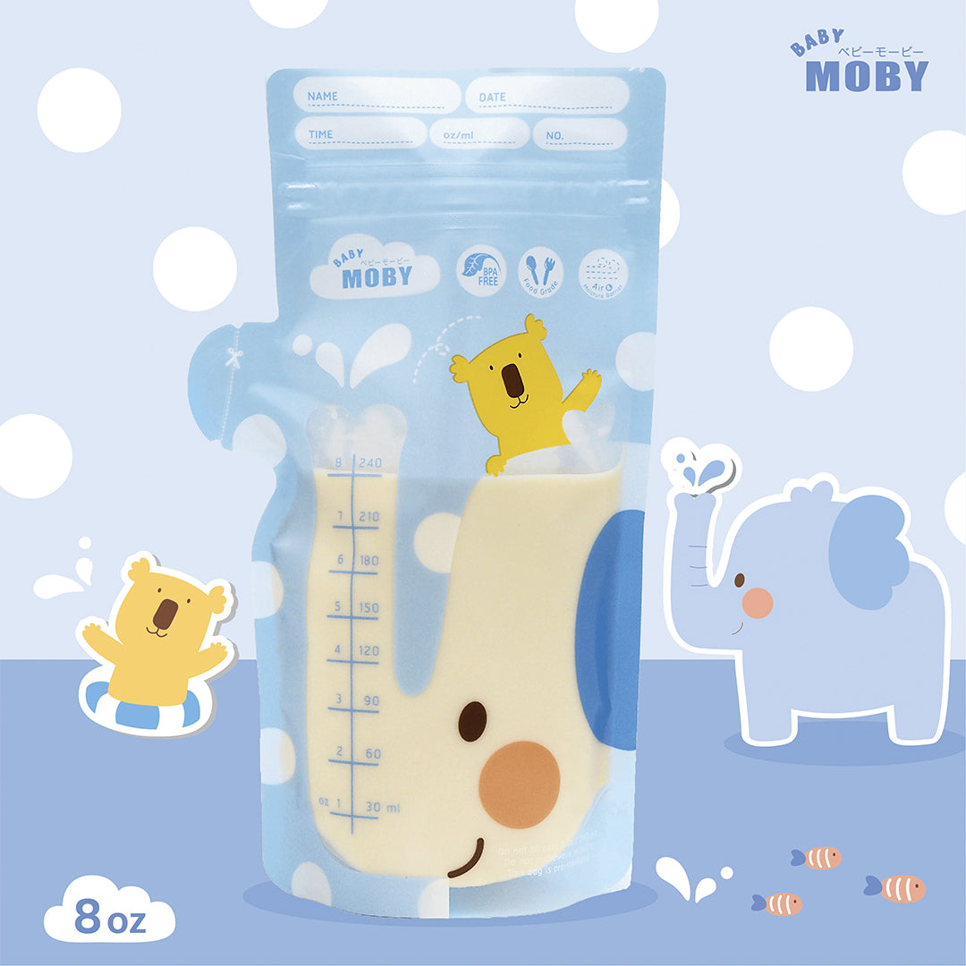 Baby Moby Breastmilk Storage Bags (8oz)