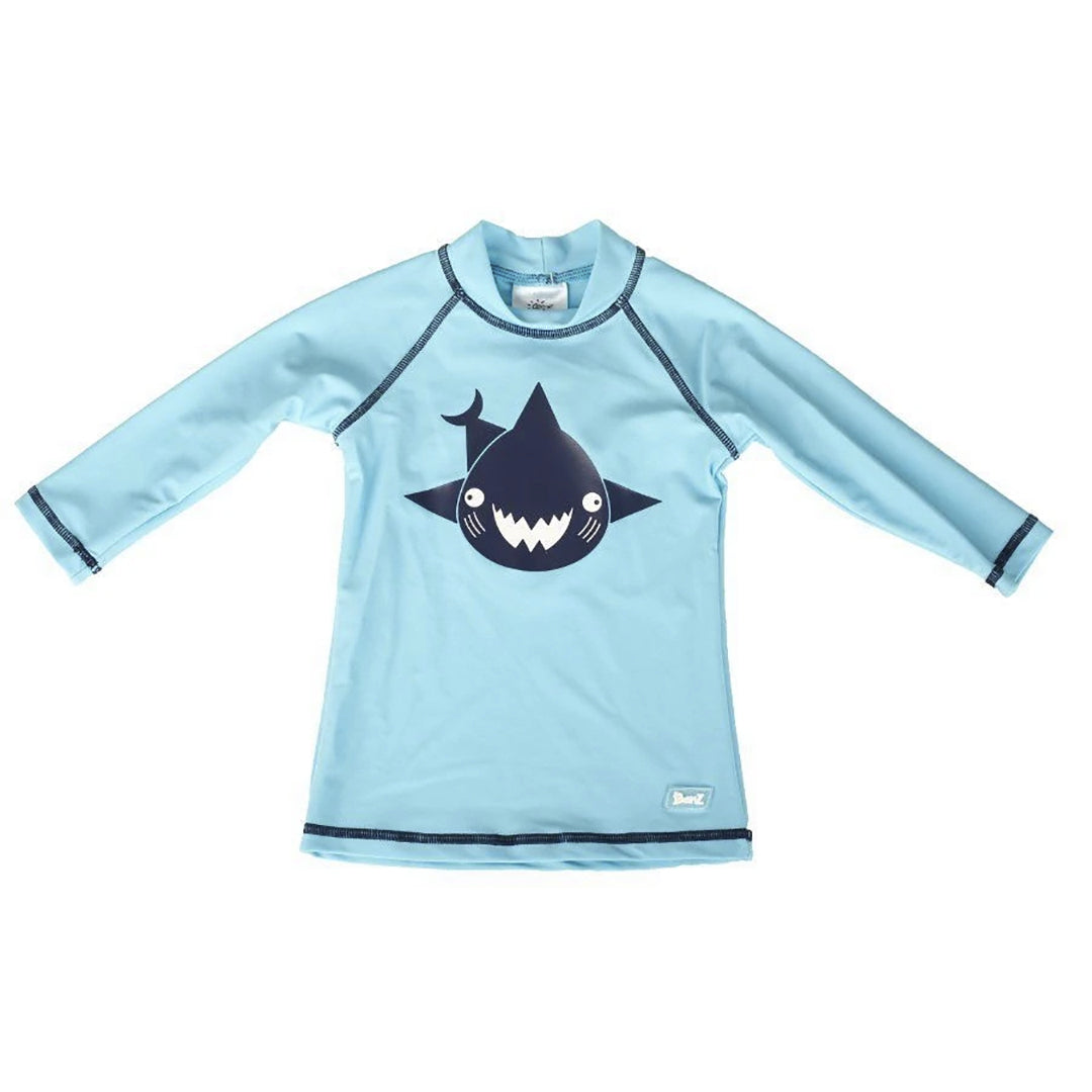 Banz Long Sleeve Rash Guard - Shark Turquoise