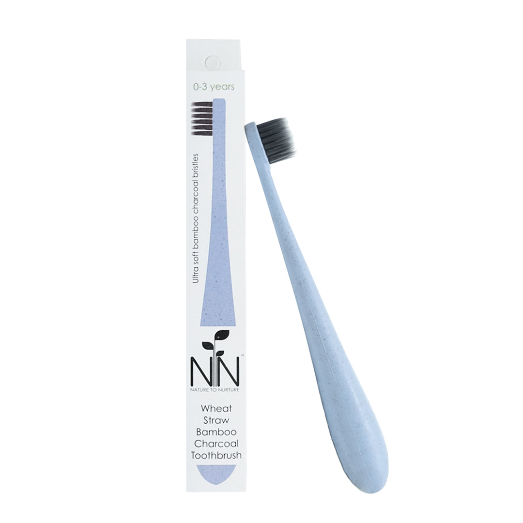 Nature to Nurture Wheat Straw Bamboo Charcoal Toothbrush (1-3 years old)