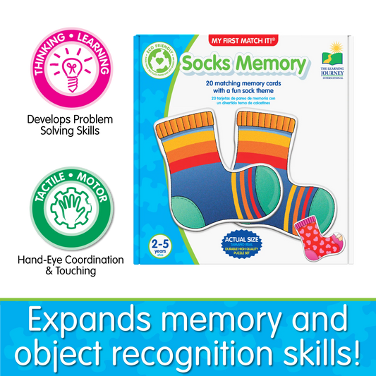 The Learning Journey My First Memory Game - Sock Match