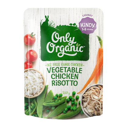 Only Organic Baby Food Vegetable Chicken Risotto (220g)