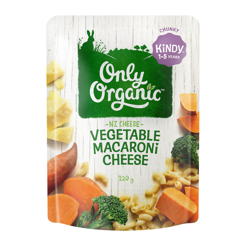 Only Organic Baby Food Vegetable Macaroni and Cheese (220g)