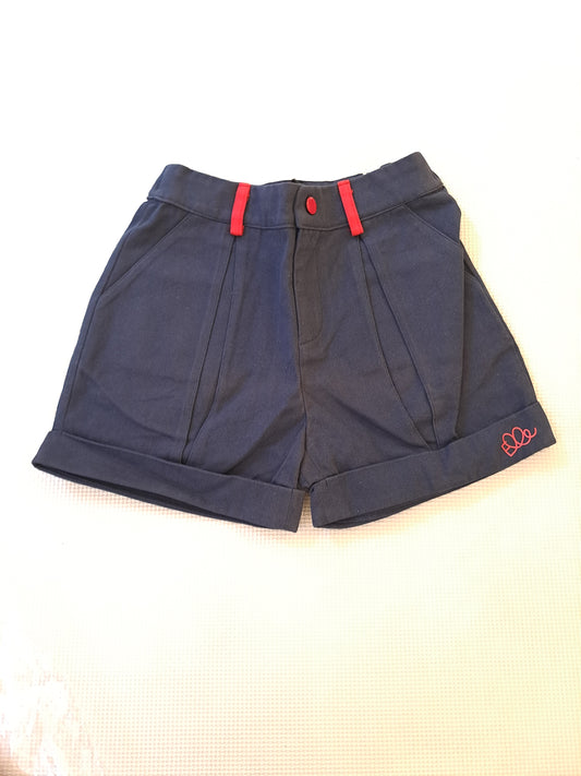 Elle Kid's Shorts with Red Belt Loop