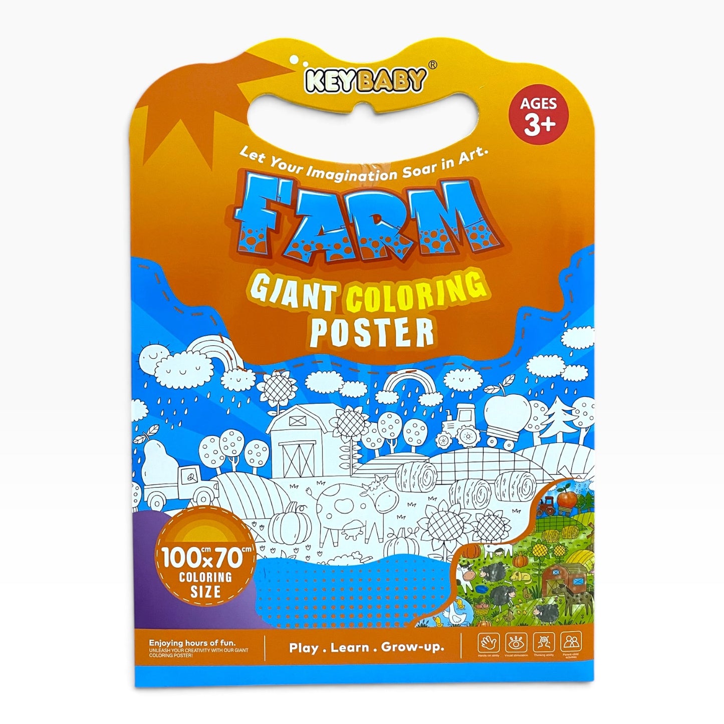 Keybaby Giant Coloring Poster