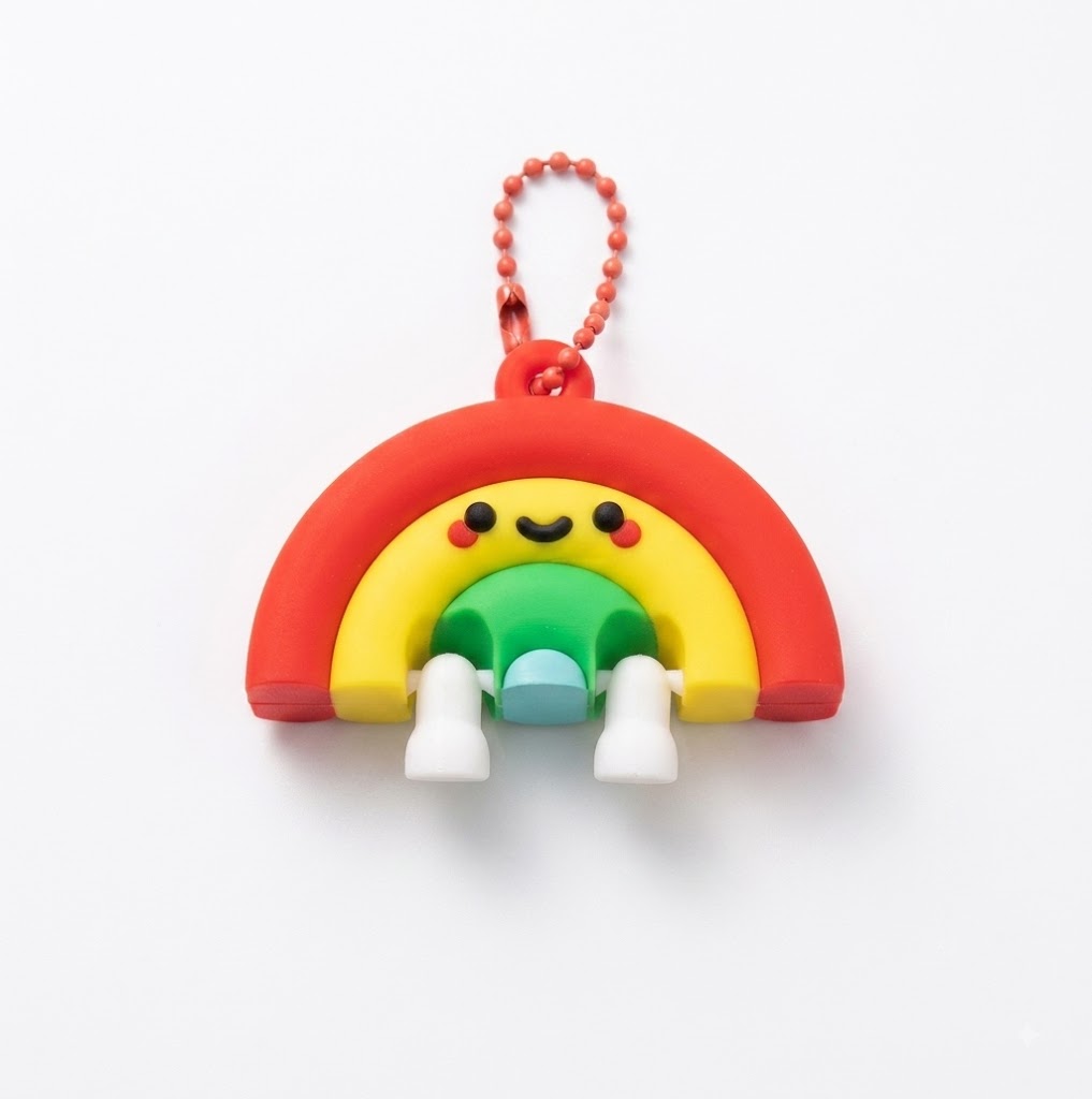 Rainbow 3D Printed Toy Charm