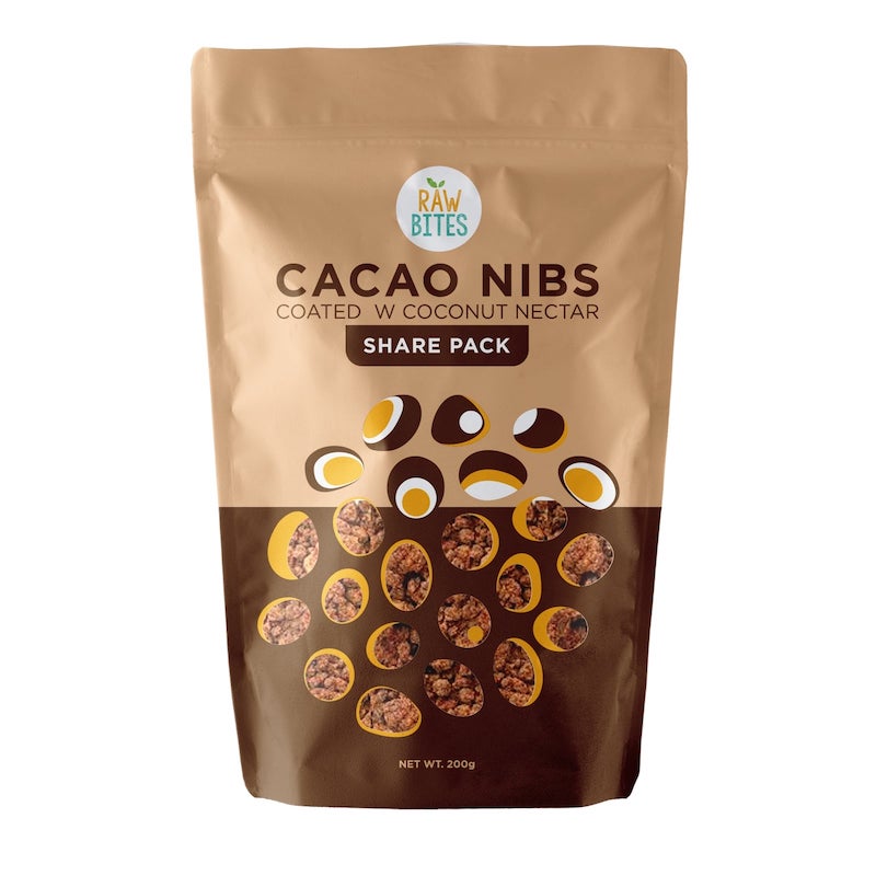 Raw Bites PH Cacao Nibs Coated with Coconut Nectar