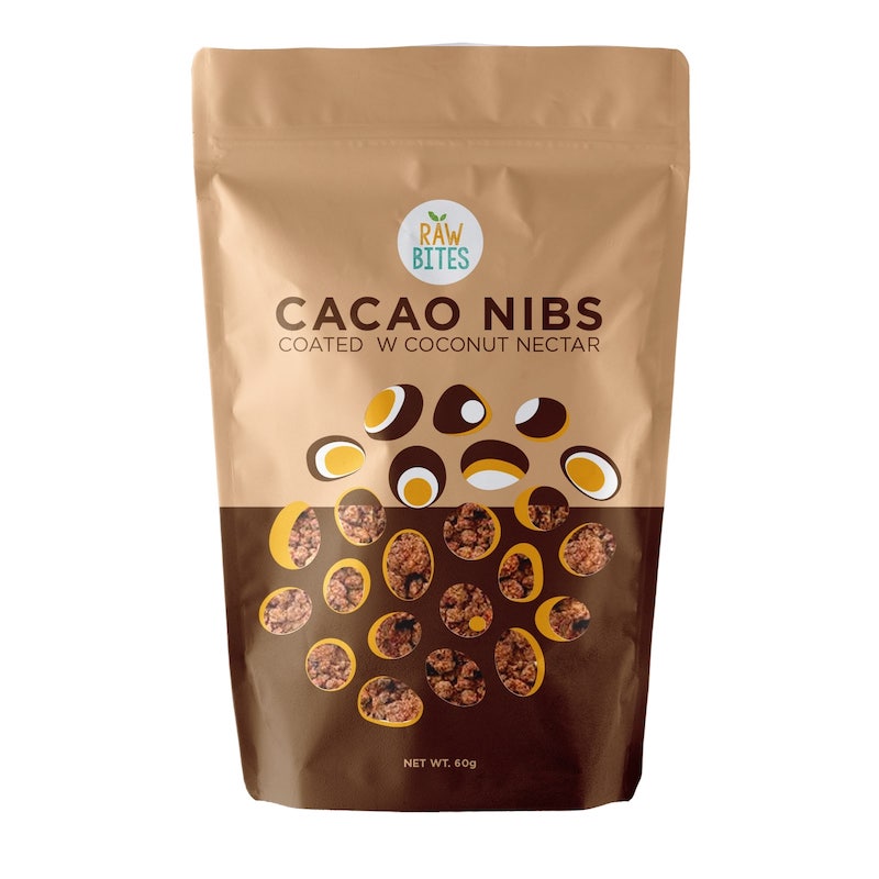 Raw Bites PH Cacao Nibs Coated with Coconut Nectar