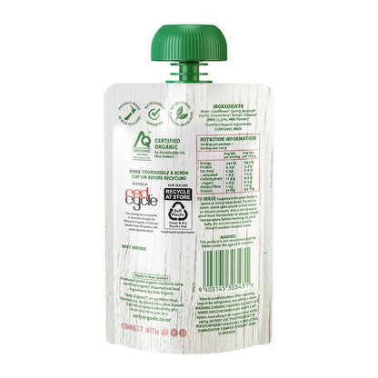 Only Organic Baby Food Cauliflower, Broccoli, and Cheddar (120g)