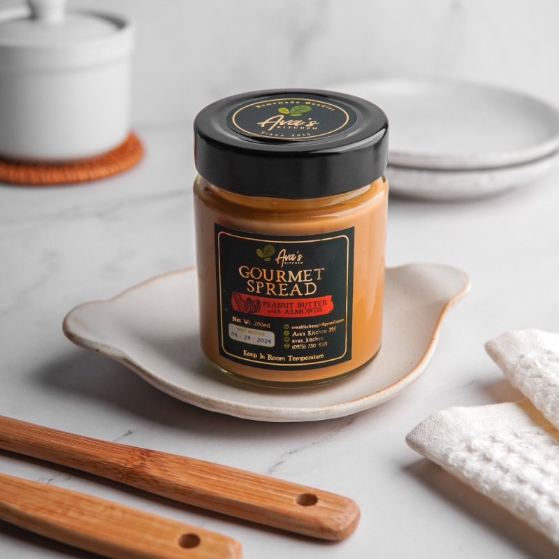 Ava's Kitchen Peanut Butter with Almonds Gourmet Spread (200ml)