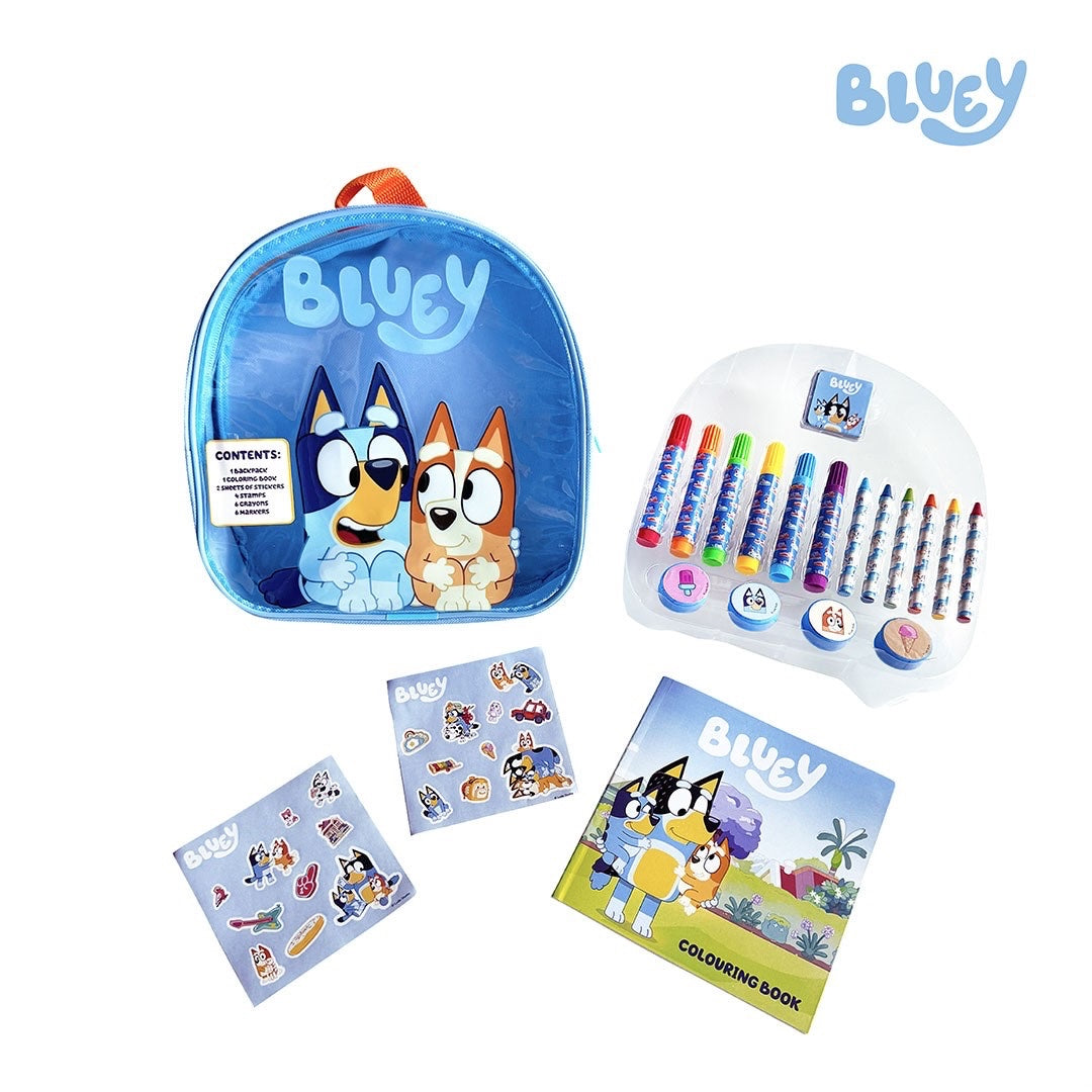 Artlings Bluey Backpack Art Set