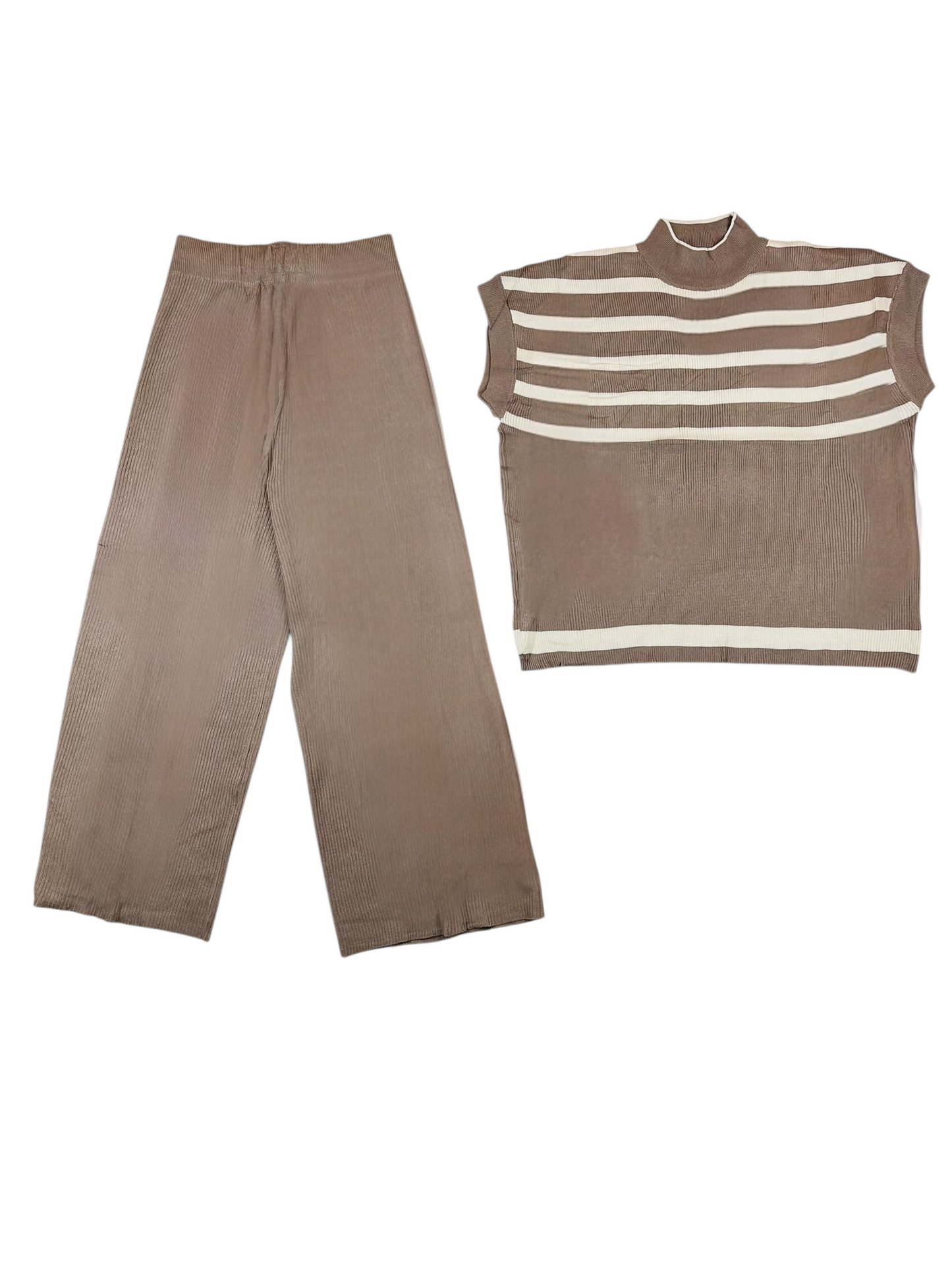 Artse Mnl Stripe Mock Neck
