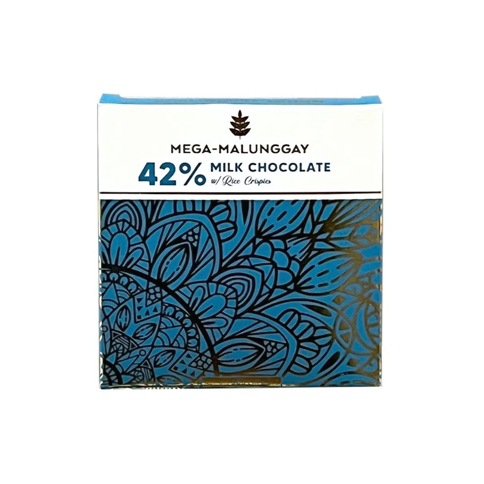 Auro + VPharma 42% Milk Chocolate with Mega-Malunggay and Rice Crispies (50g)