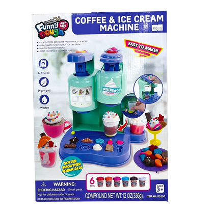 ArtKids Coffee and Ice Cream Machine Clay Dough