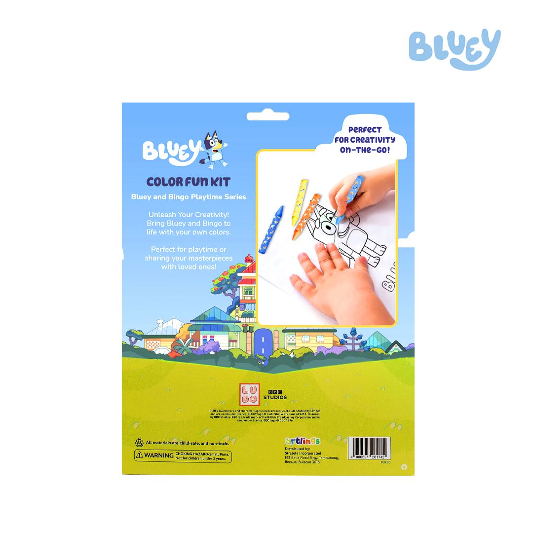 Artlings Bluey Color Fun Kit - Bluey and Bingo Playtime Series
