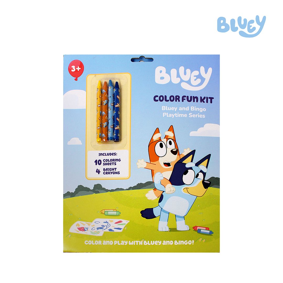 Artlings Bluey Color Fun Kit - Bluey and Bingo Playtime Series