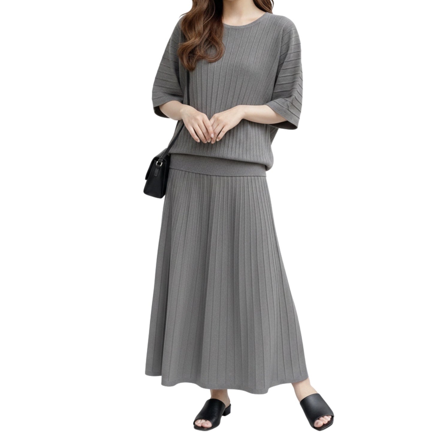 Artse Mnl Loose Top and Skirt Set