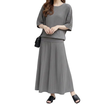 Artse Mnl Loose Top and Skirt Set