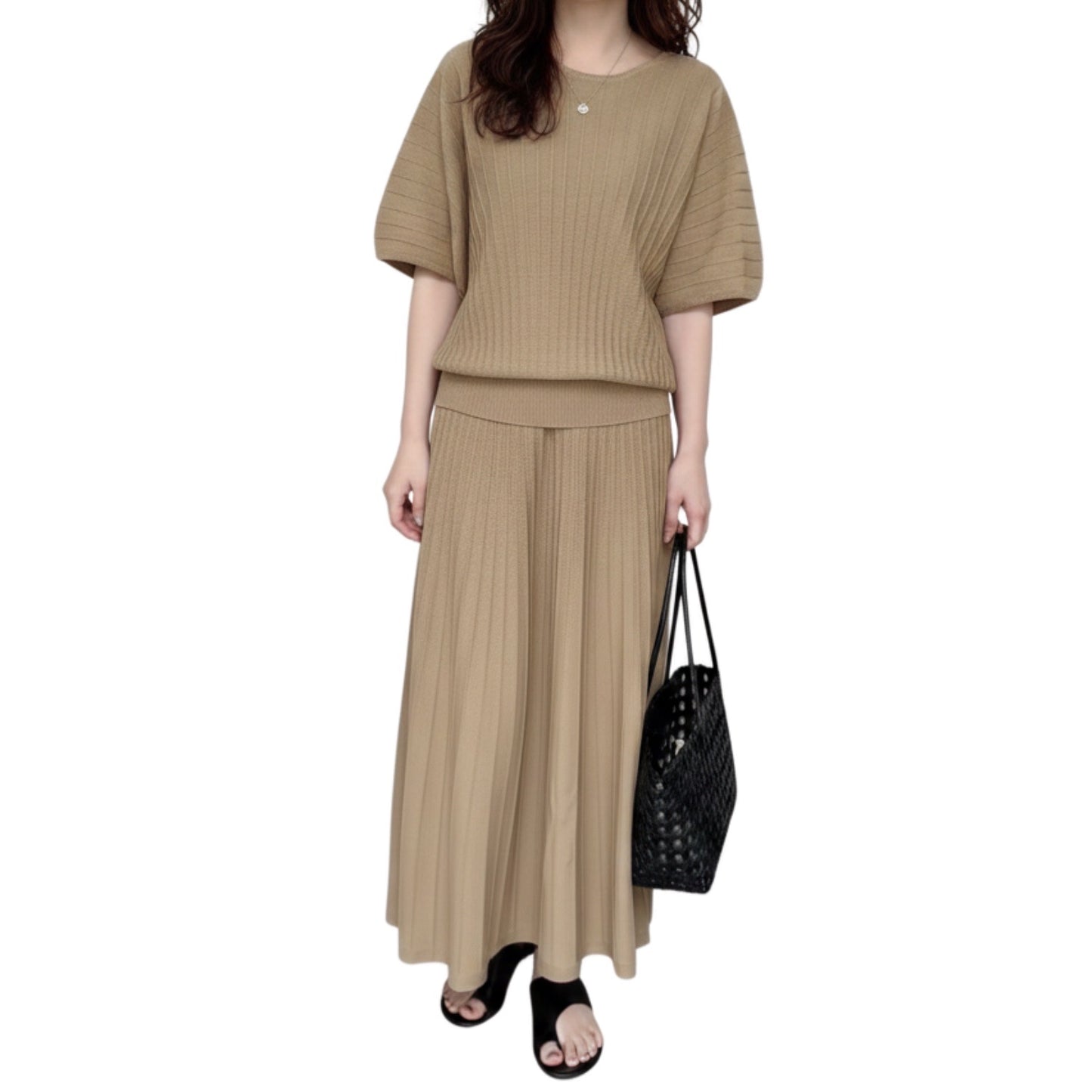 Artse Mnl Loose Top and Skirt Set