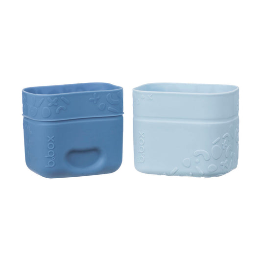 B. Box Silicone Snack Cups
