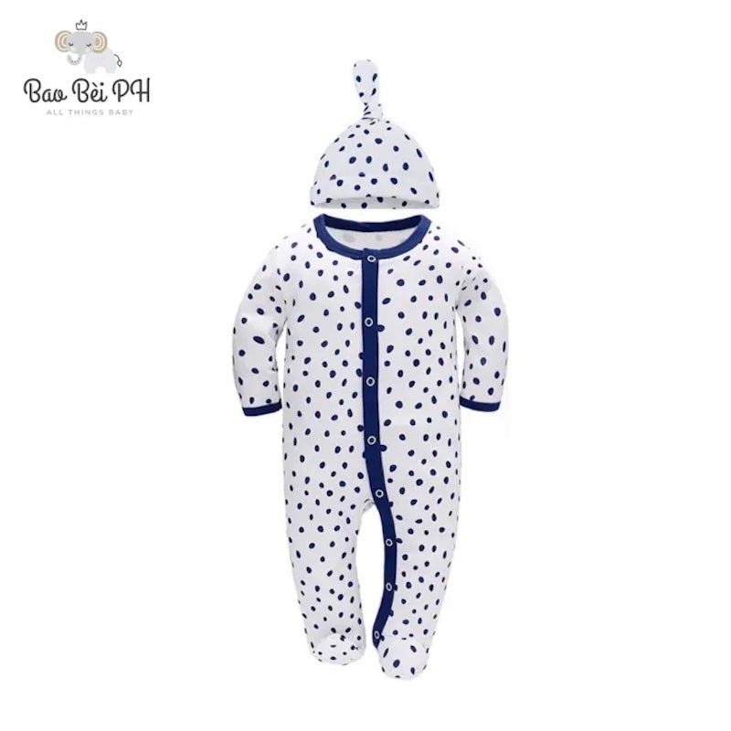 Bao Bei PH Coby Frogsuit with Matching Hat for Newborn