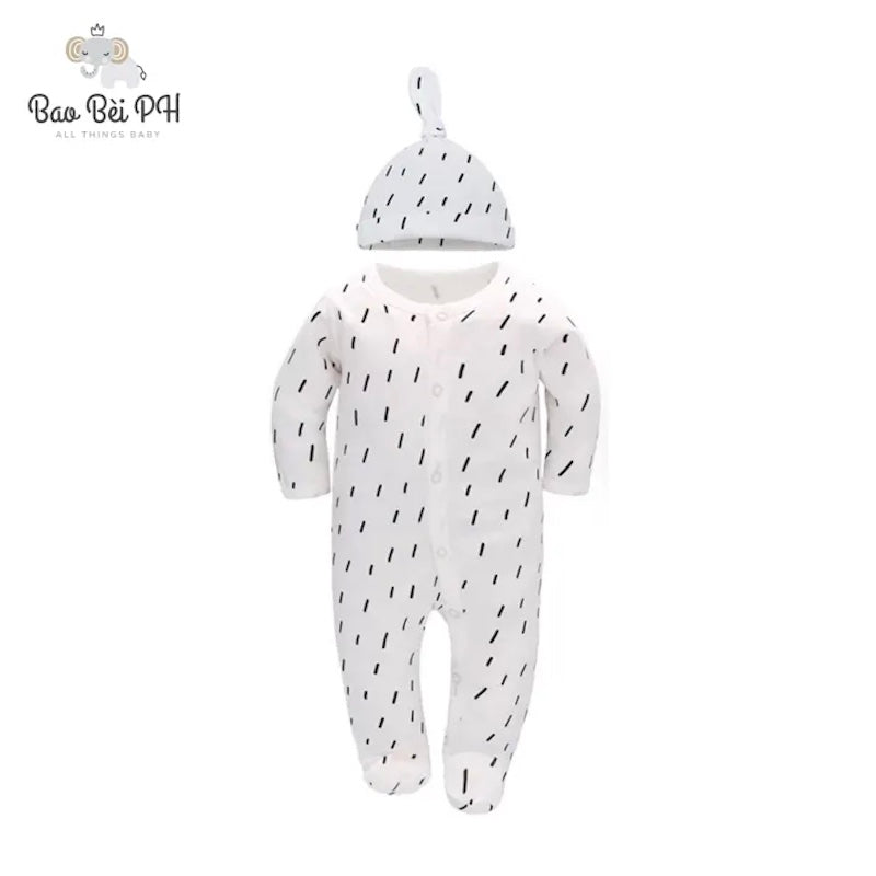 Bao Bei PH Coby Frogsuit with Matching Hat for Newborn