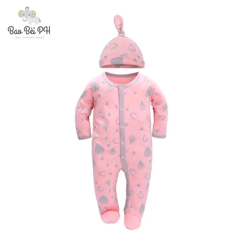 Bao Bei PH Coby Frogsuit with Matching Hat for Newborn