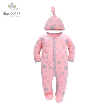 Bao Bei PH Coby Frogsuit with Matching Hat for Newborn
