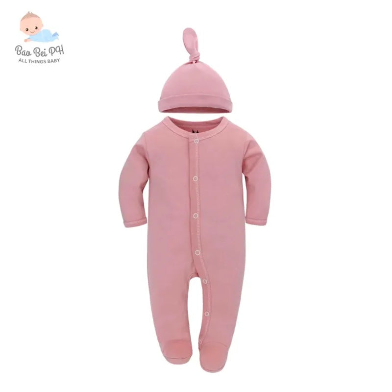 Bao Bei PH Coby Frogsuit with Matching Hat for Newborn