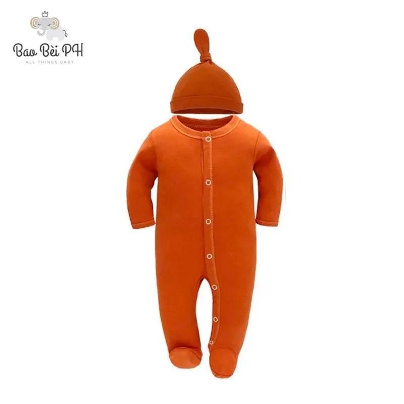 Bao Bei PH Coby Frogsuit with Matching Hat for Newborn