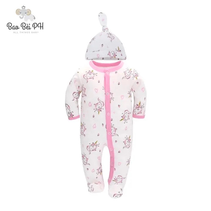 Bao Bei PH Coby Frogsuit with Matching Hat for Newborn