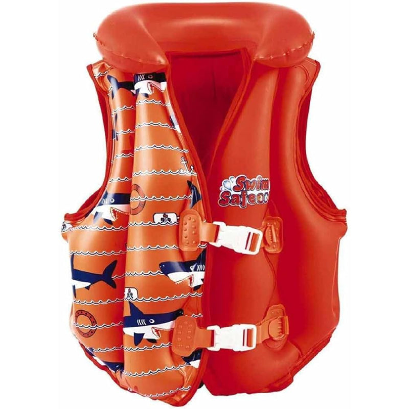 Bestway Boys/Girls Deluxe Inflated Vest (with Fabric Liner)