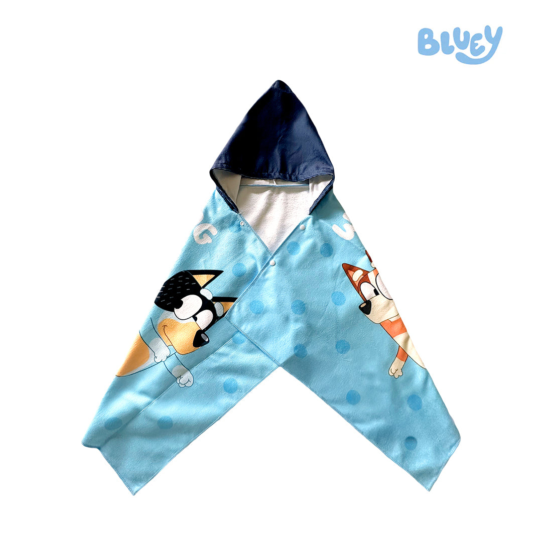 Totsafe Bluey "We’re Making Good Times" Hooded Towel