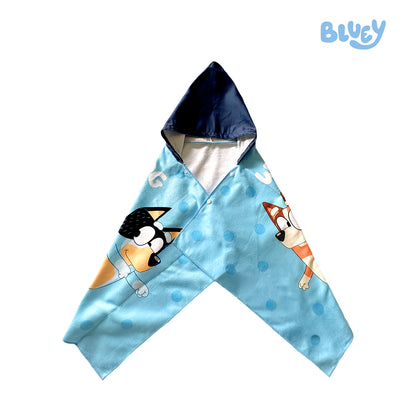 Totsafe Bluey "We’re Making Good Times" Hooded Towel