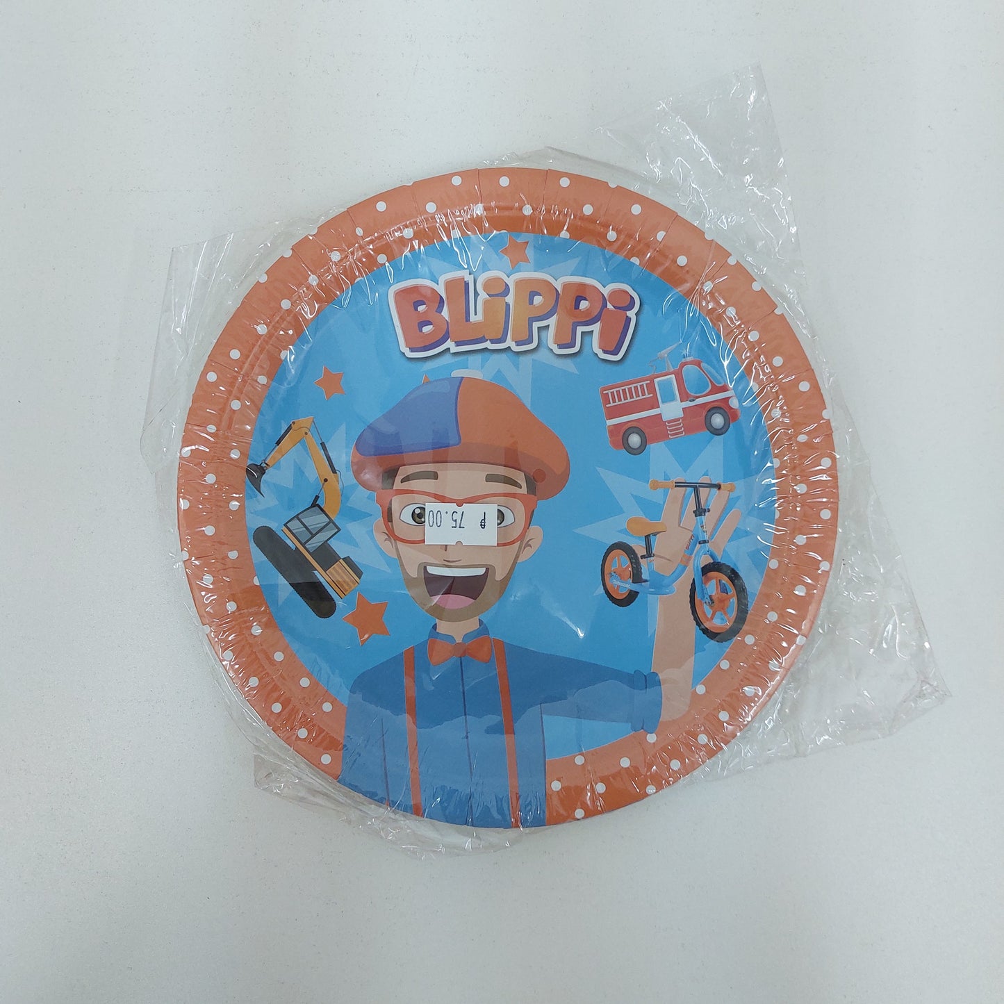 Blippi Party Supplies and Decor - Paper Plates