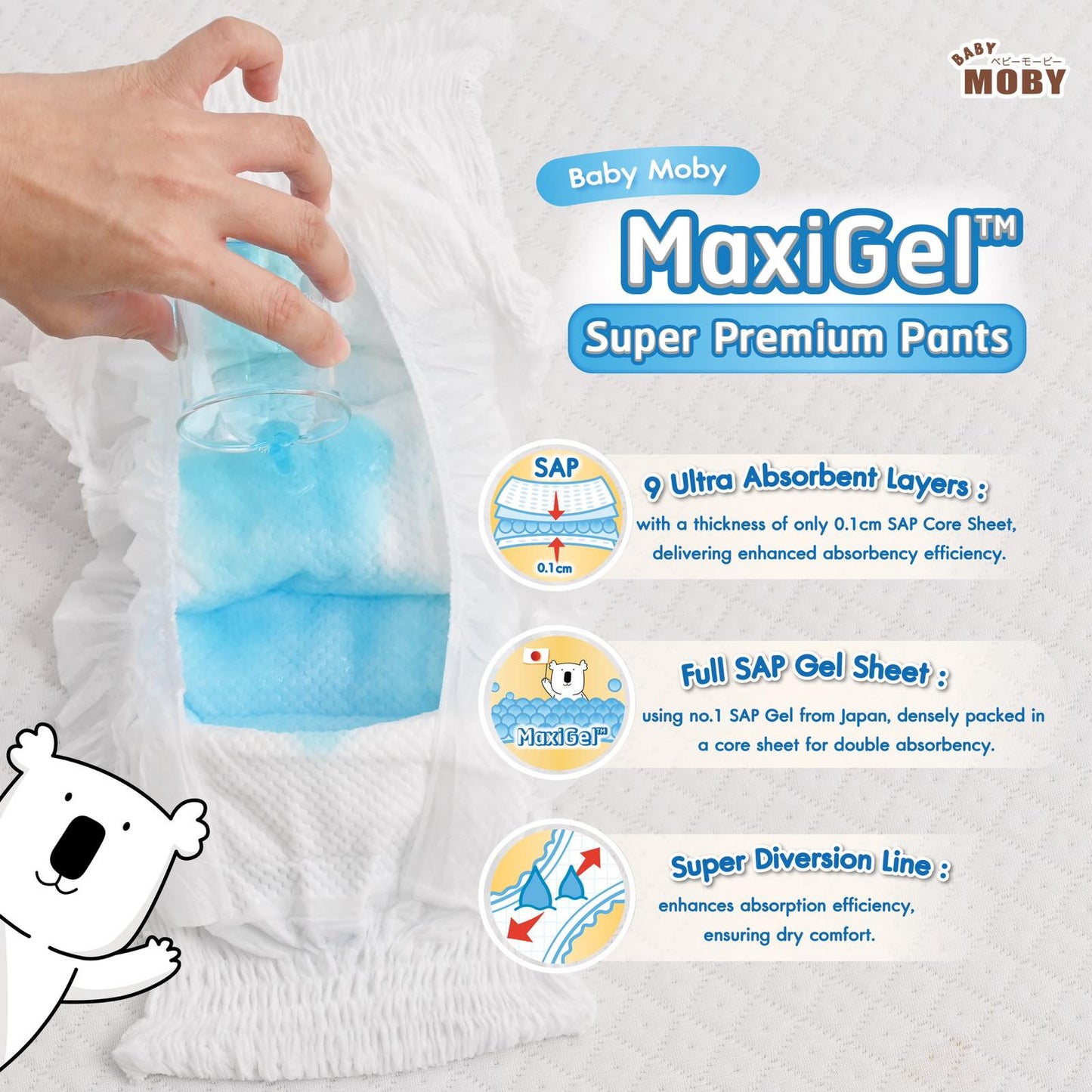 Baby Moby MaxiGel Super Premium Pants