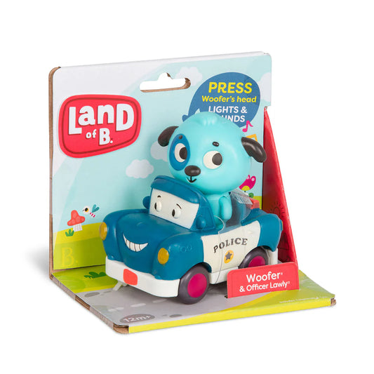 B. Toys Light Up Toy Dog and Police Car (Woofer and Officer Lawly)