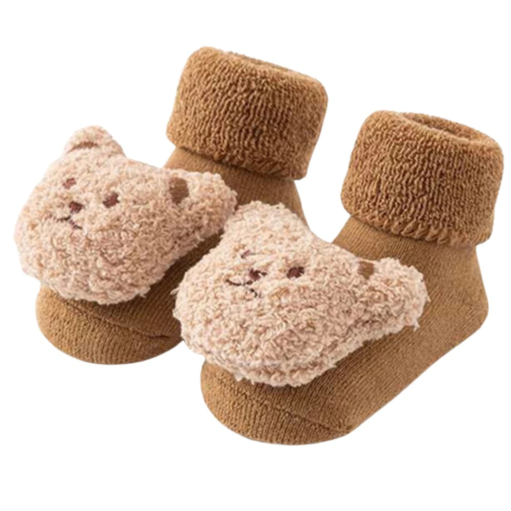 Blooming Wisdom Bear Socks